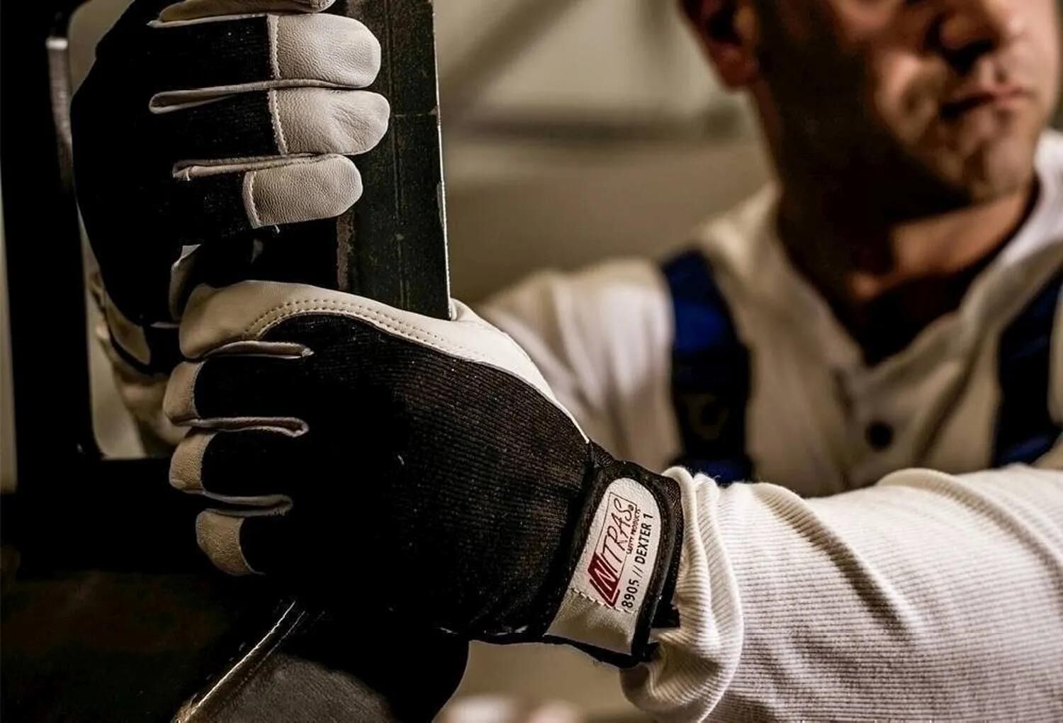 NITRAS SAFETY_Lederhandschuh Handschuhe,Arbeitsbekleidung,Bekleidung