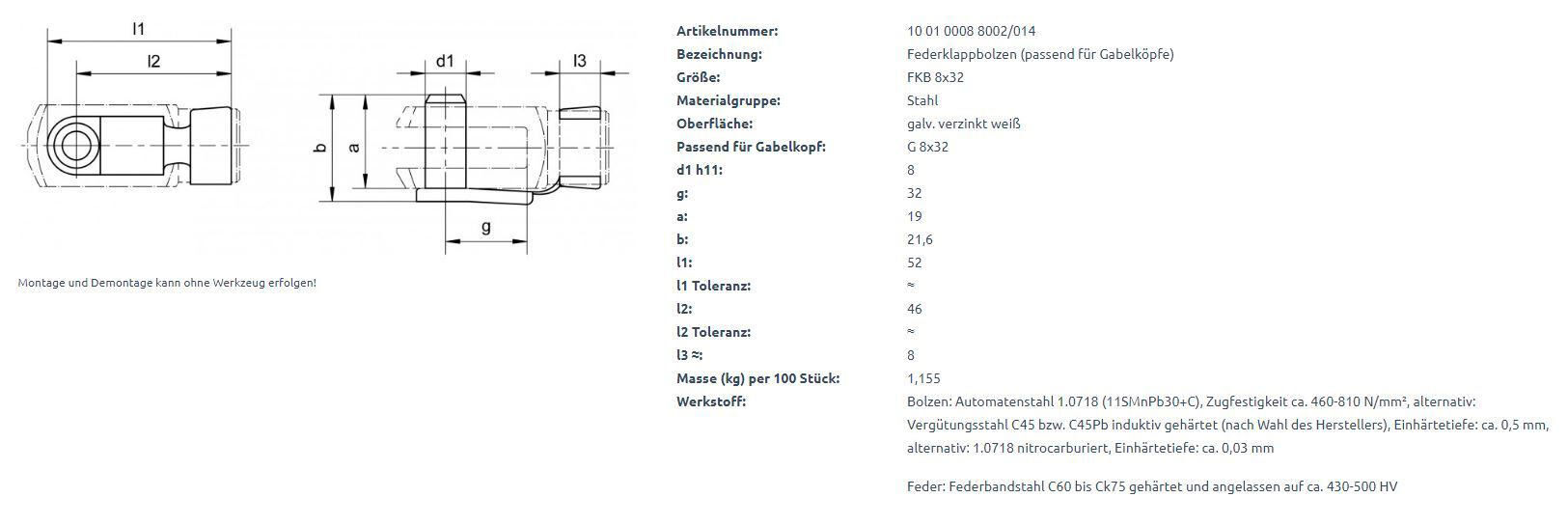 _Federklappbolzen Anhängerteile