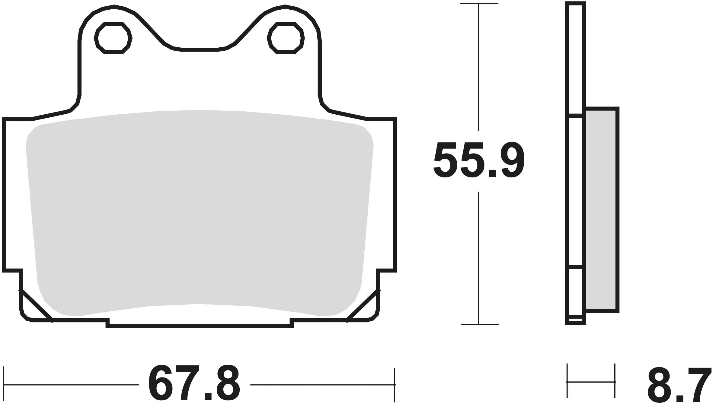 TRW_Bremsbelag Bremsklötze,Bremsbeläge