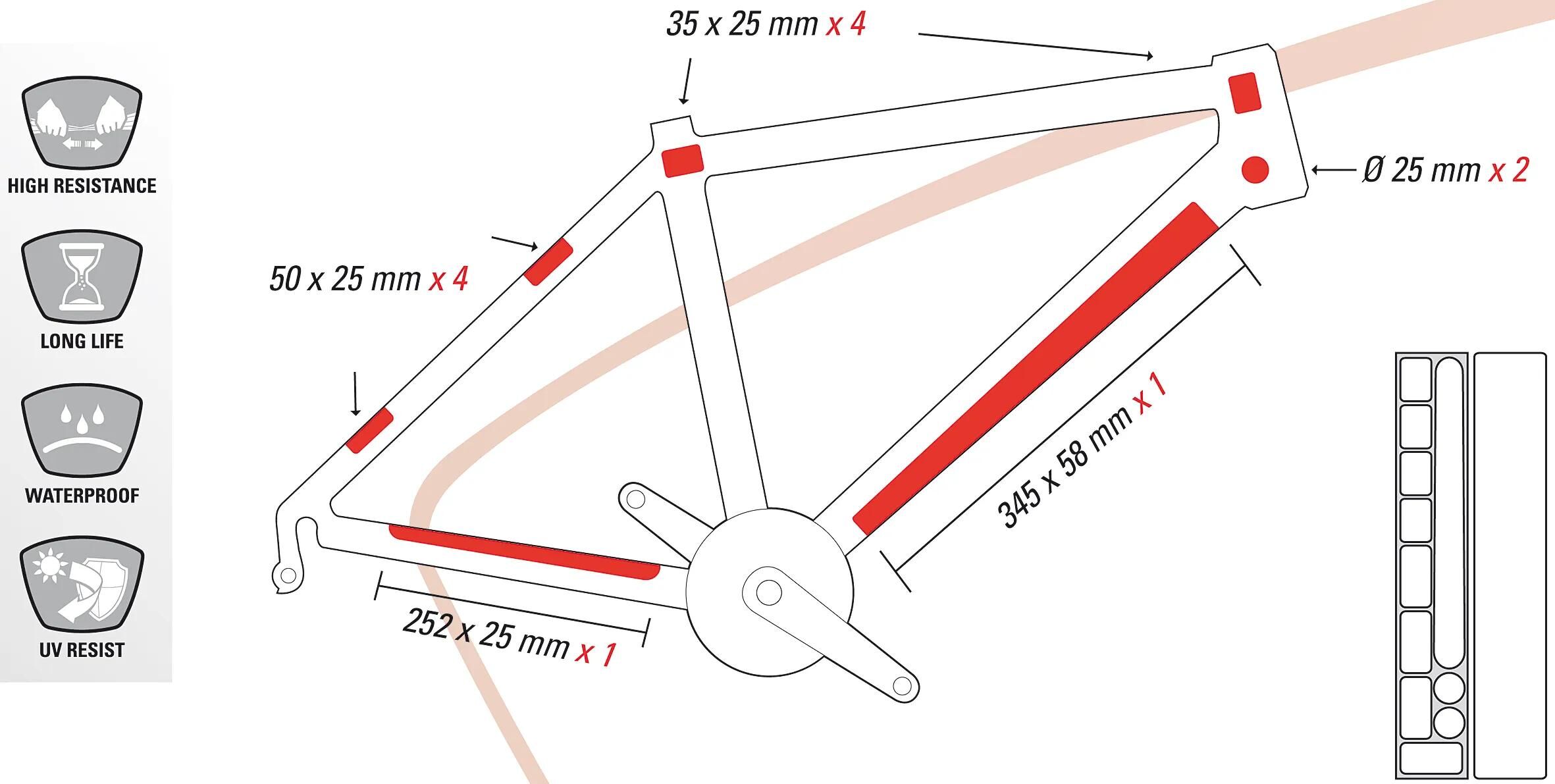 ZÉFAL_Rahmenschutz Rahmenschützer,Einstiegsschützer