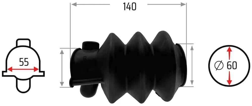 NB PARTS_Faltenbalg Anhängerzubehör