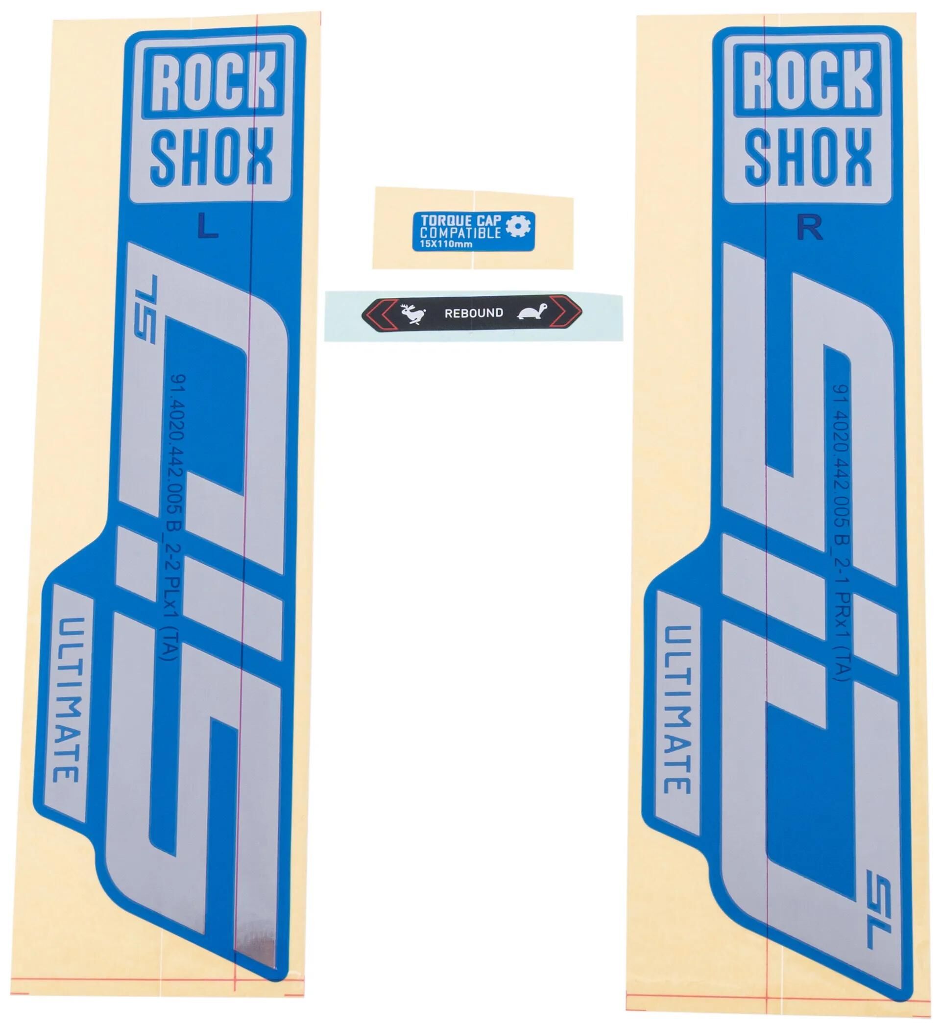 ROCKSHOX_Dekor Set Dekore,Aufkleber