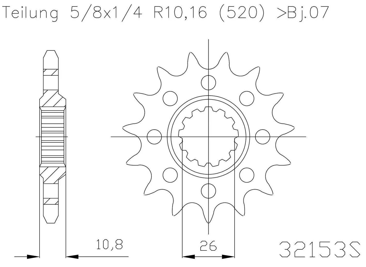 ESJOT_Antriebsritzel Antriebsritzel,Ritzel