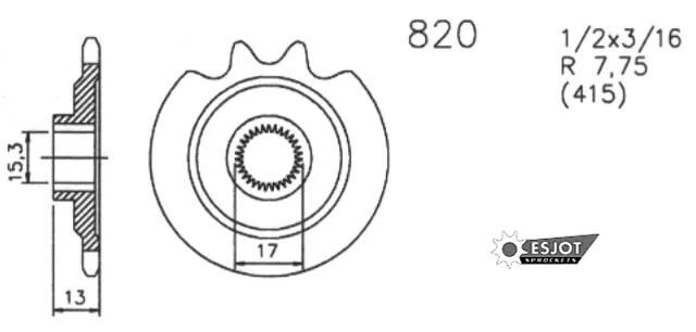 ESJOT_Antriebsritzel Antriebsritzel,Ritzel