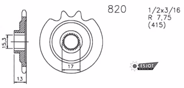 ESJOT_Antriebsritzel Antriebsritzel,Ritzel