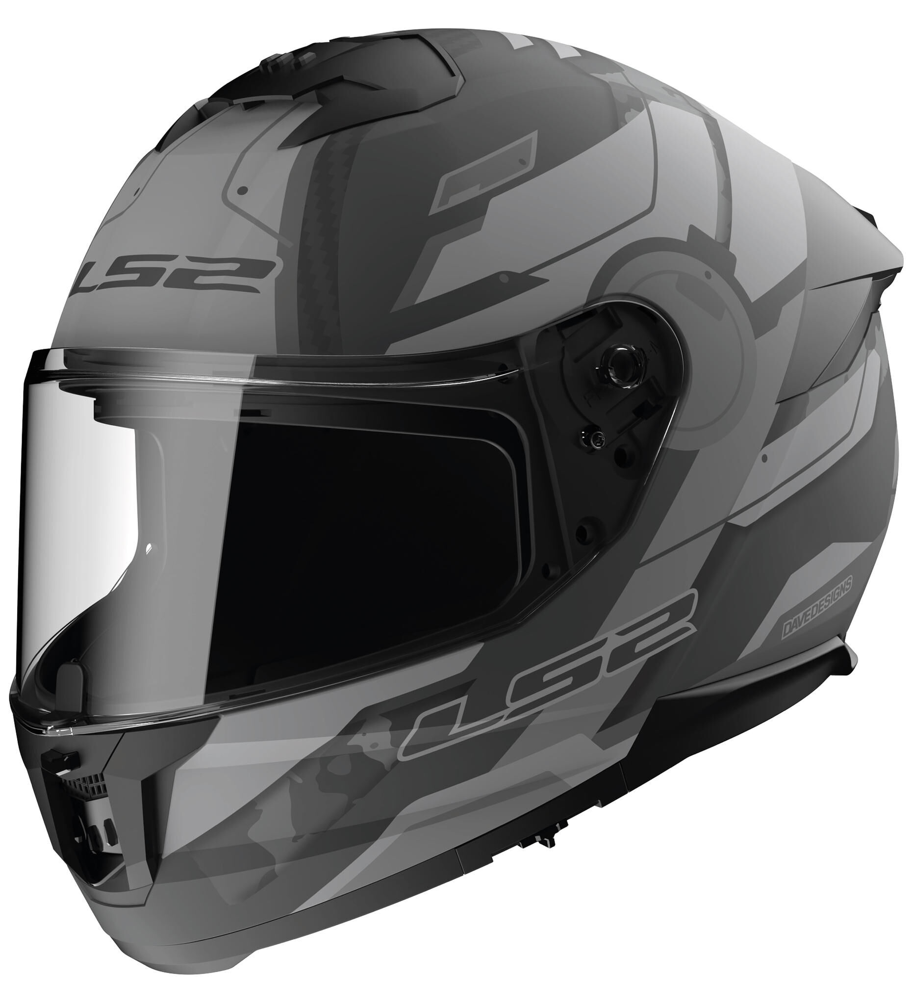 LS2 integraalhelm ff808 stream ii shadow. helmet ff808 stre.ii shadow m grey matt