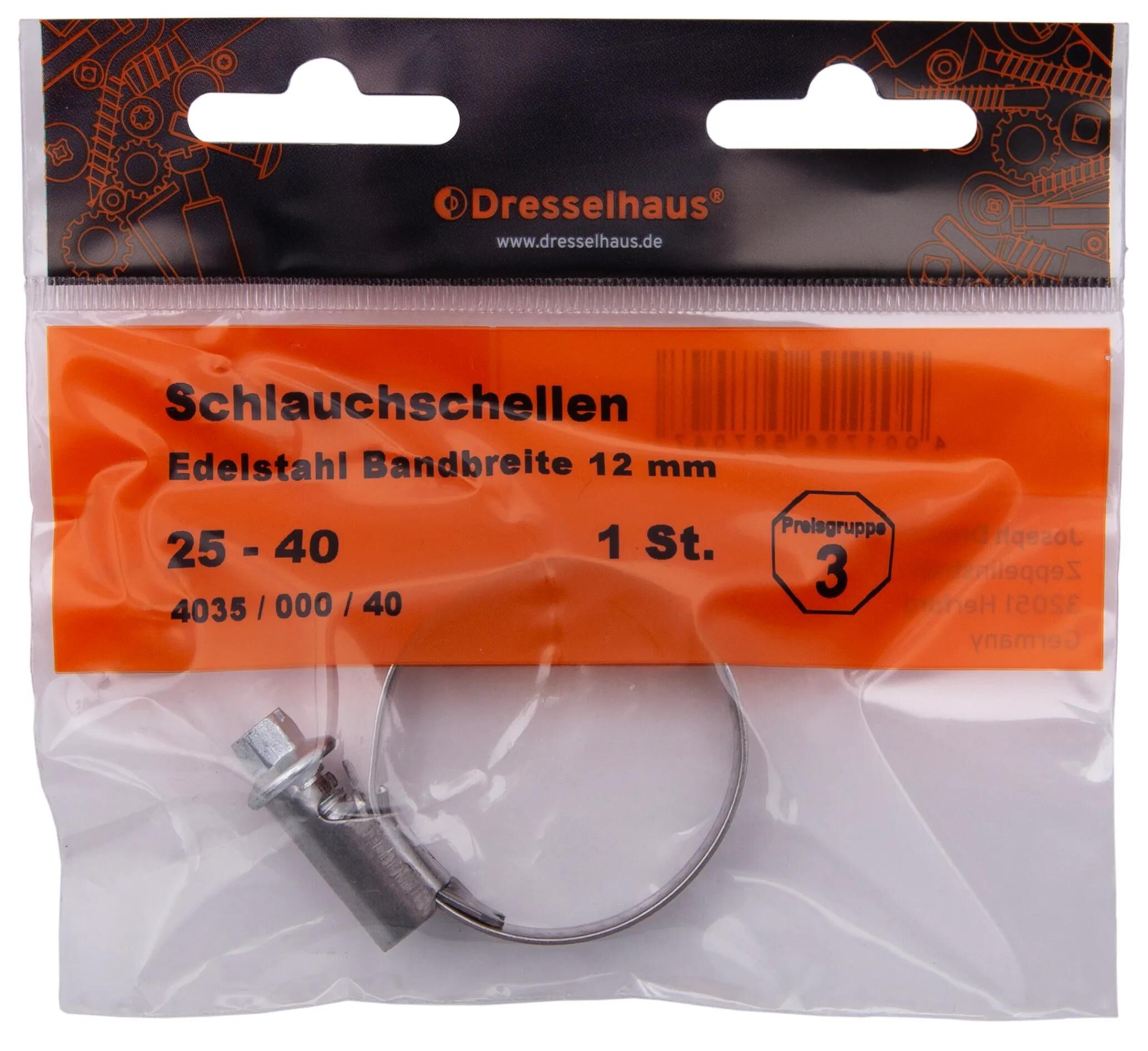 Dresselhaus_Schlauchschelle Schlauchschellen