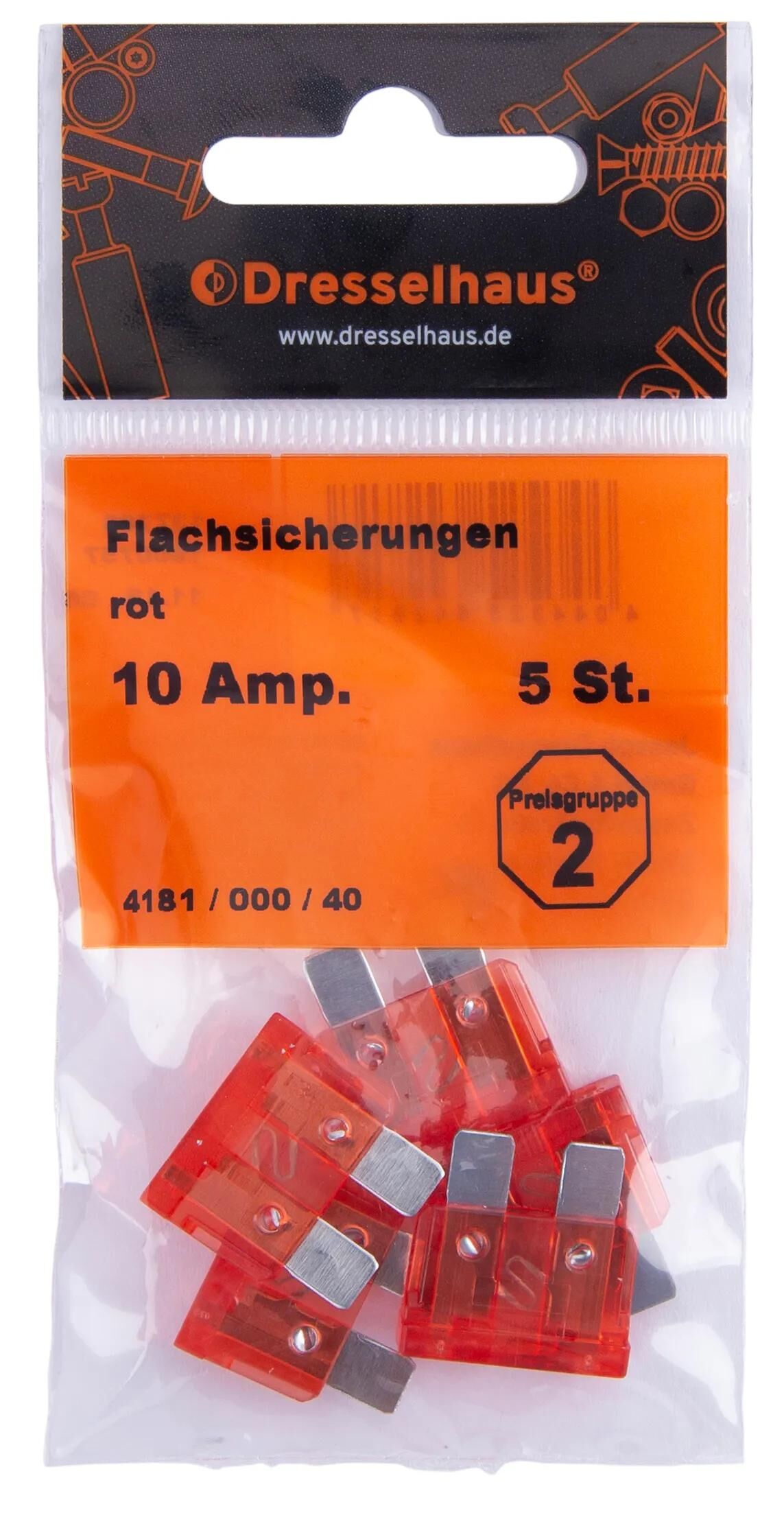 Dresselhaus_Flachsteckersicherung Flachstecksicherungen,Sicherungen