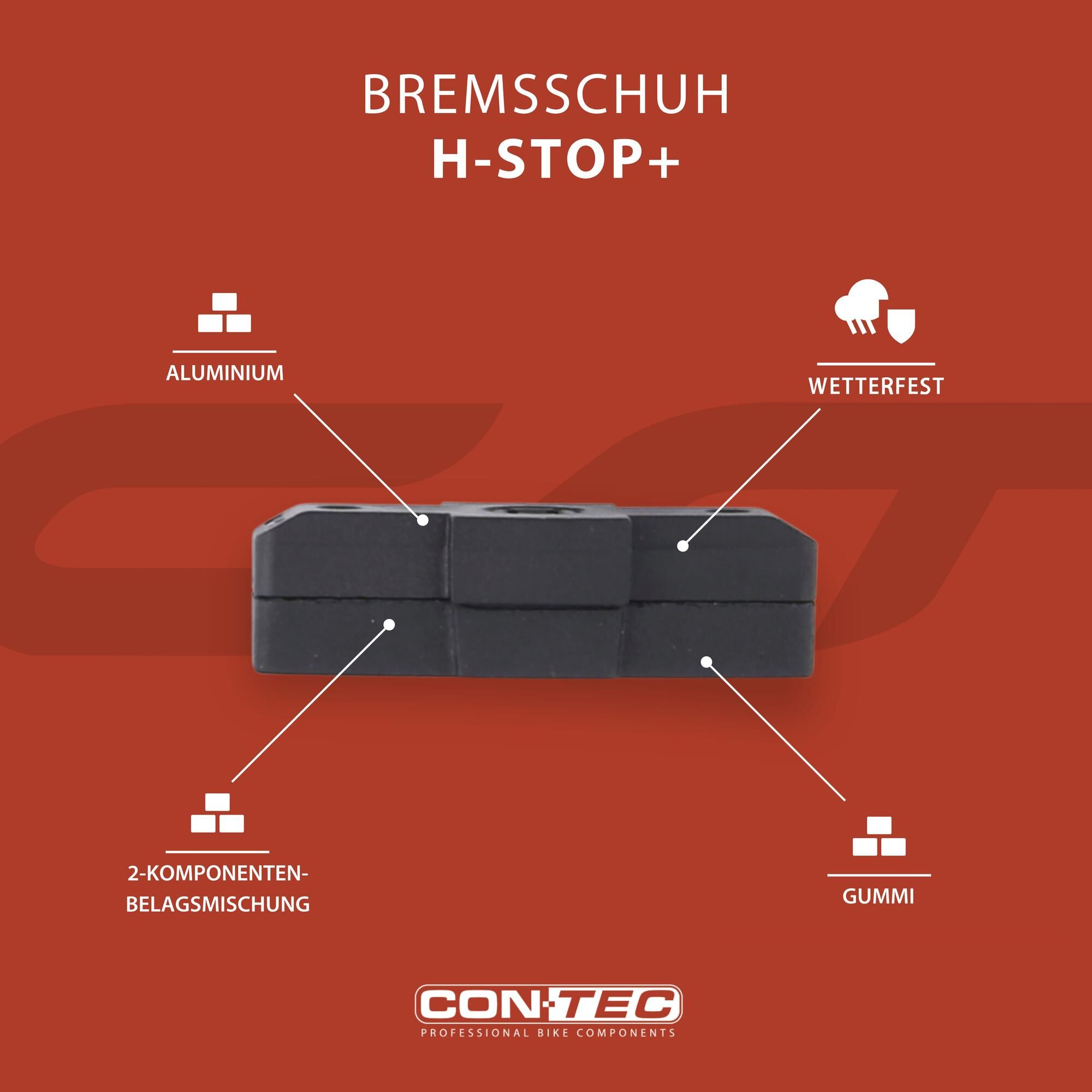 CONTEC Bremsschuh "H-Stop" CONTEC Bremsschuh "H-Stop"