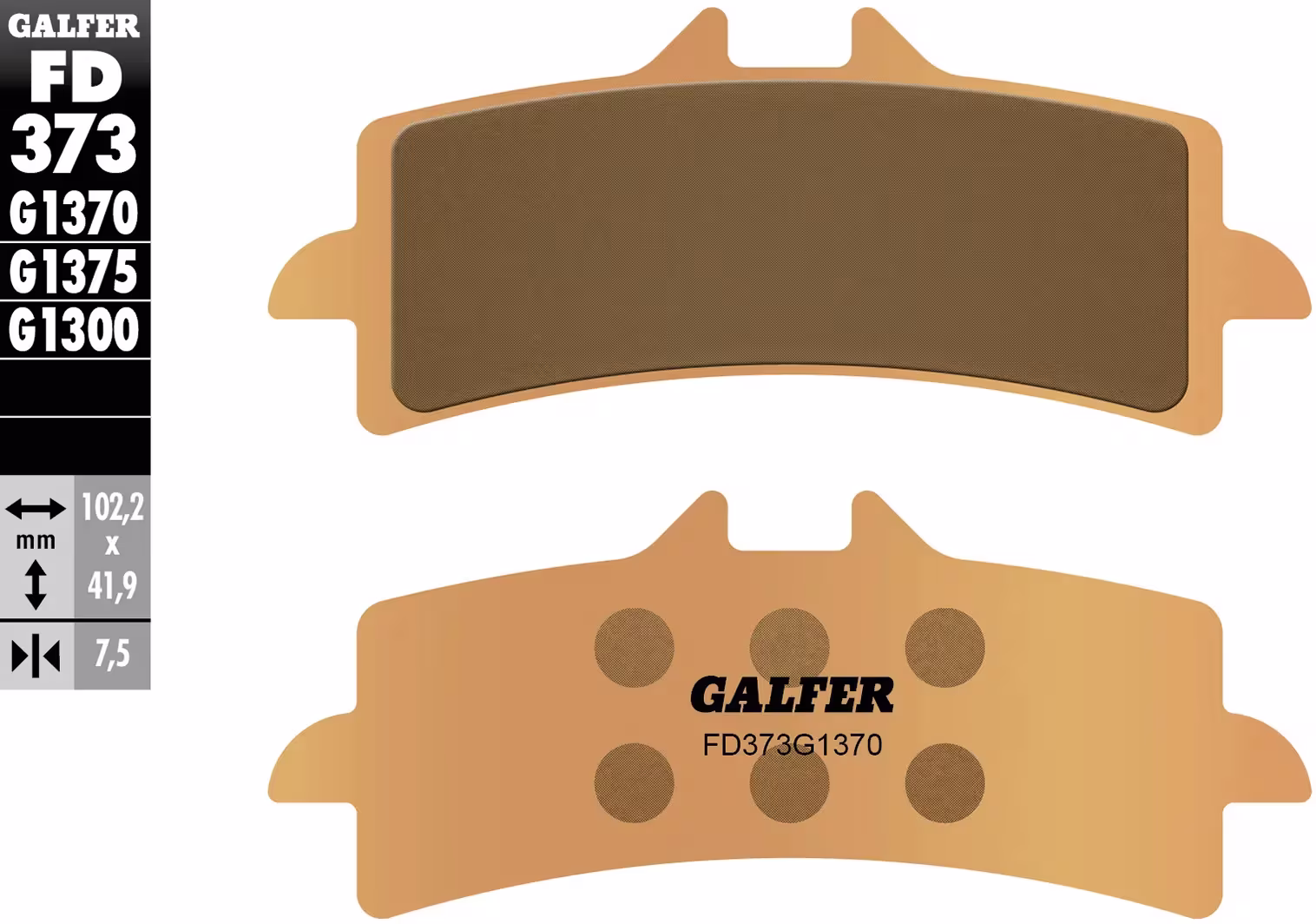 GALFER_Bremsbelag Bremsbeläge