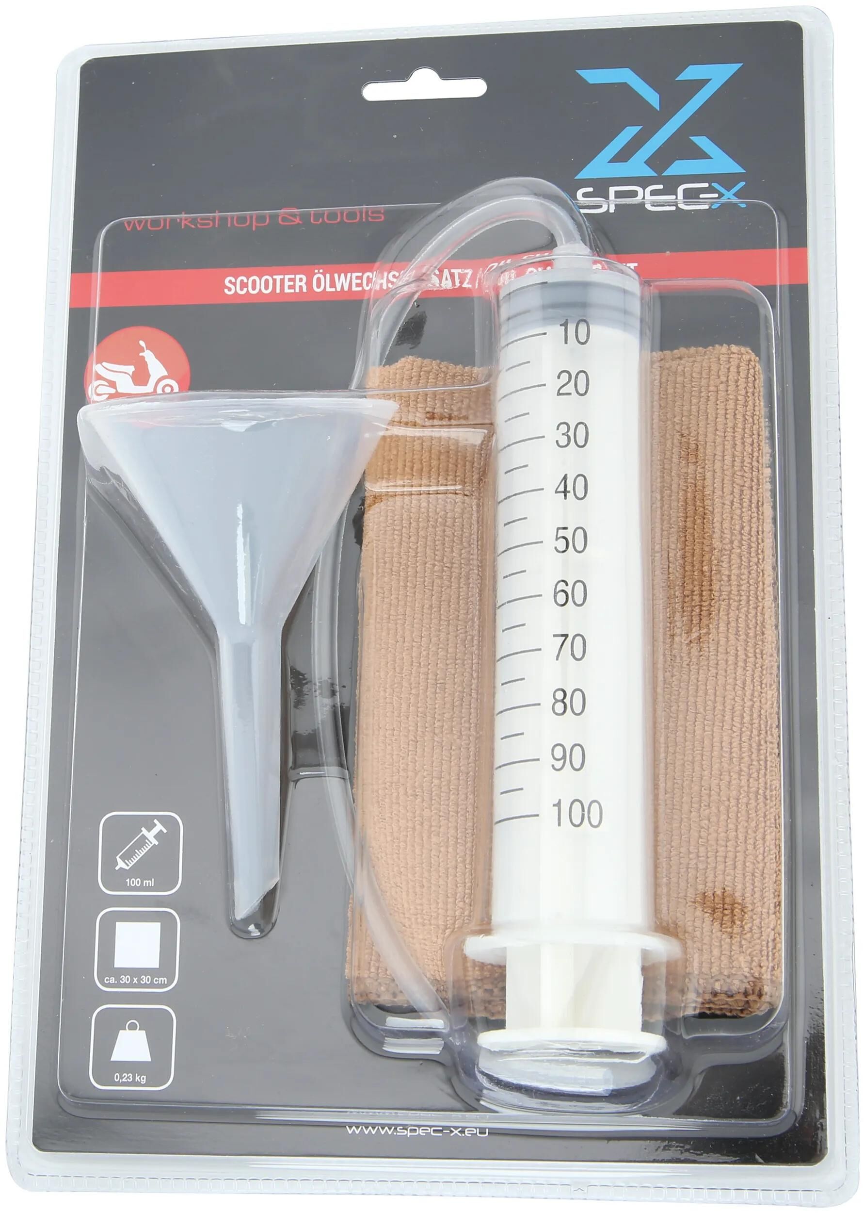 SPEC-X_Ölwechselsatz Öleinfüllgerät,Trichter