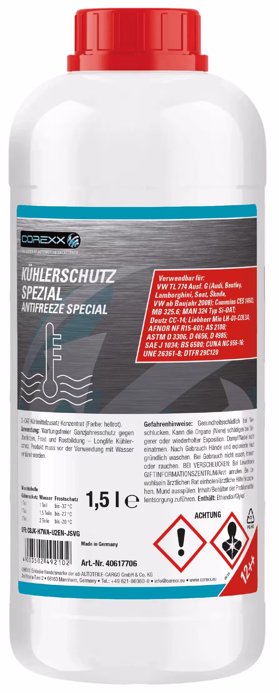 Kühlerfrostschutz,Frostschutz