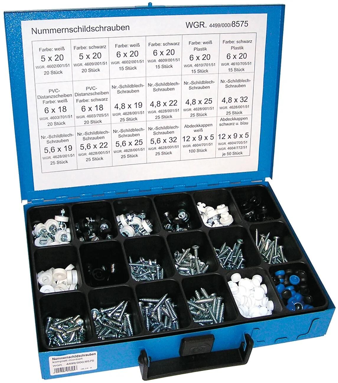 _Nummernschildschraubensortiment Nummernschildschrauben,Nummernschildhalter