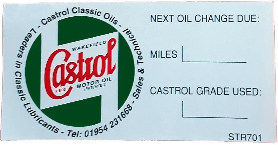 Castrol_Aufkleber Aufkleber
