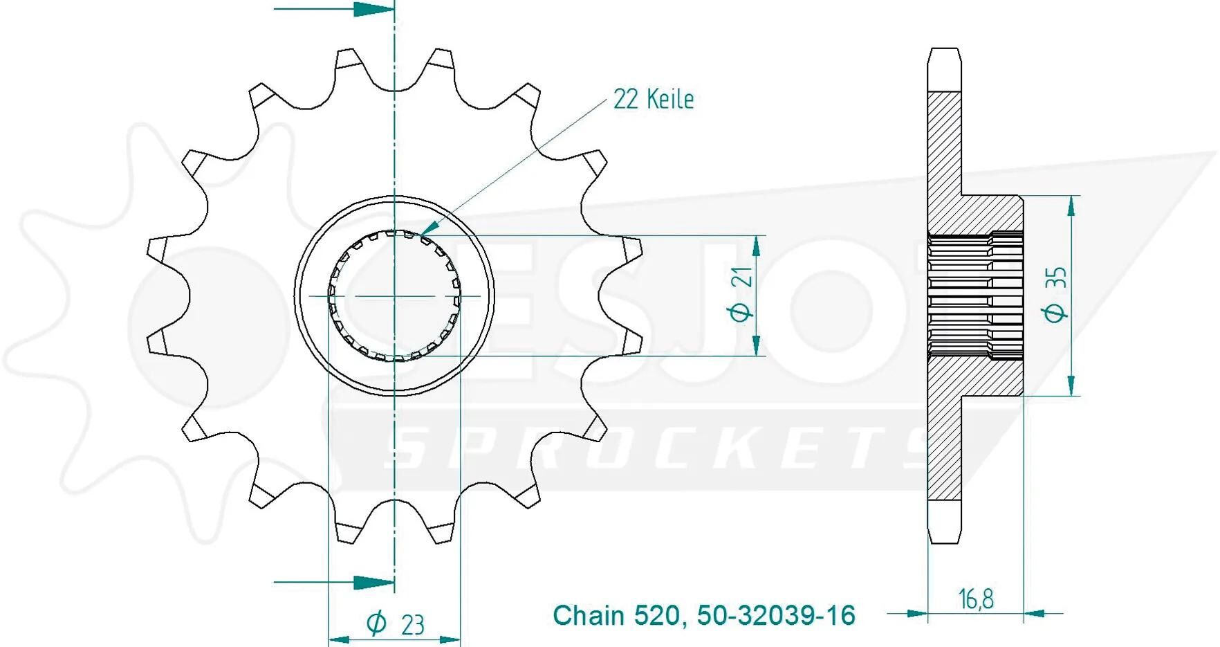 ESJOT_Antriebsritzel Antriebsritzel,Ritzel