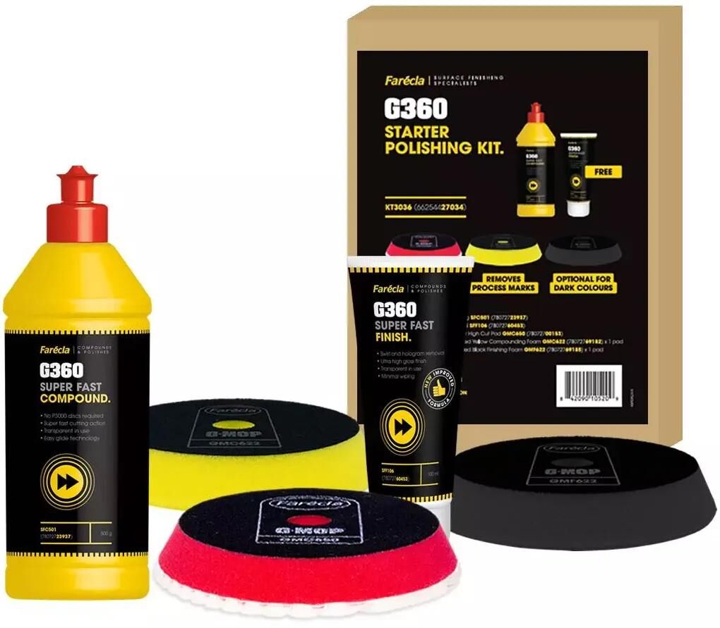 Farécla Polierpastenset "G360 Super Fast Poliersystem" Polierpasten,Pflegemittel,Reinigungsmittel