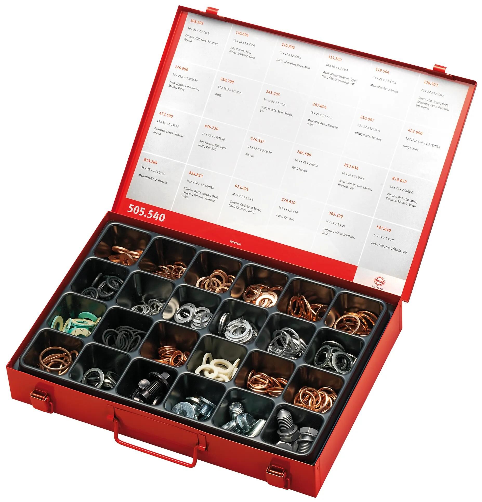 elring Assorted seal rings "505.540 " Dichtring-Sortimente