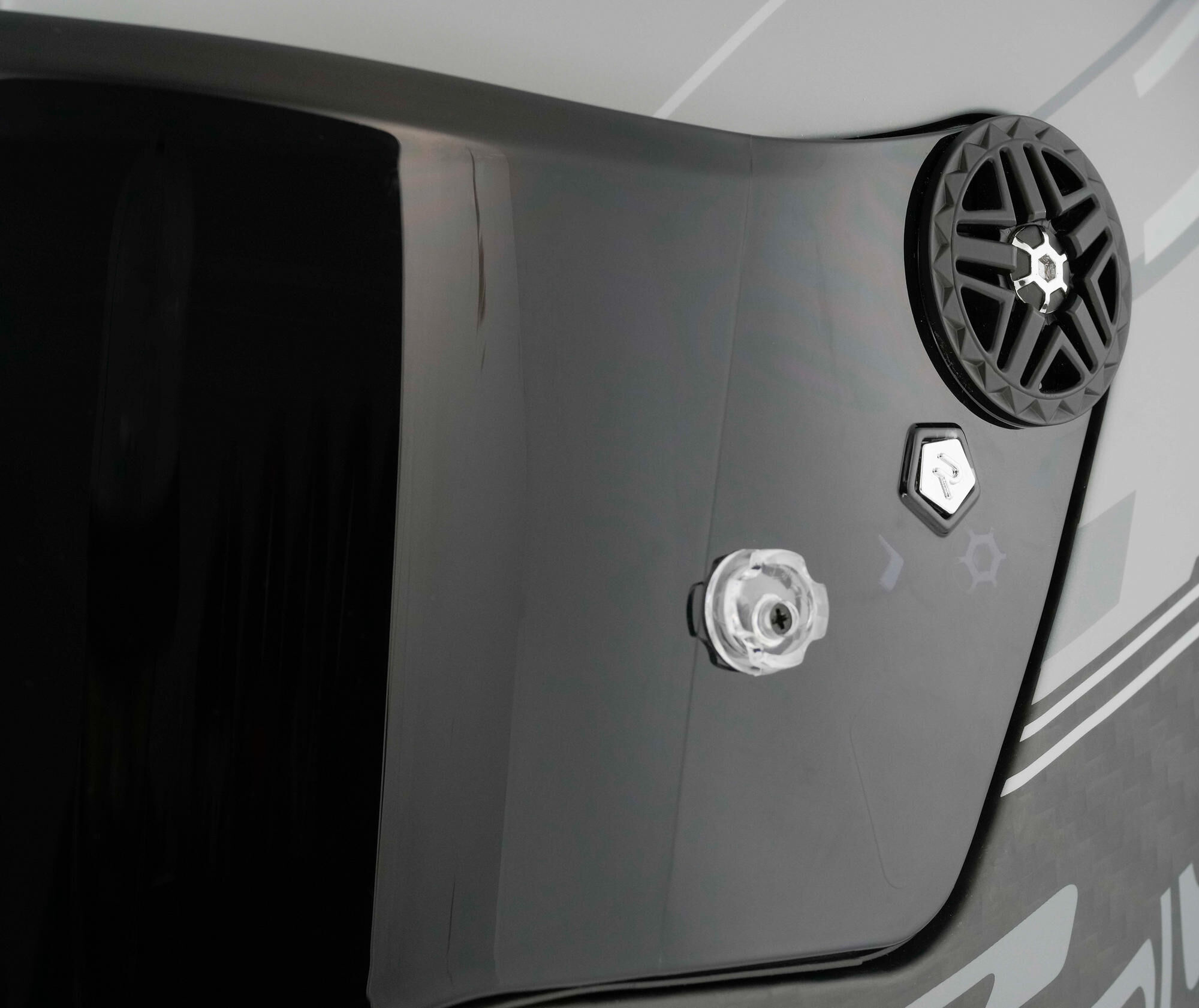 LS2 integraalhelm "ff805 thunder carbon gp aero polar" helmet ff805 th.ca.gp aero polar s bl./gr. afbeelding