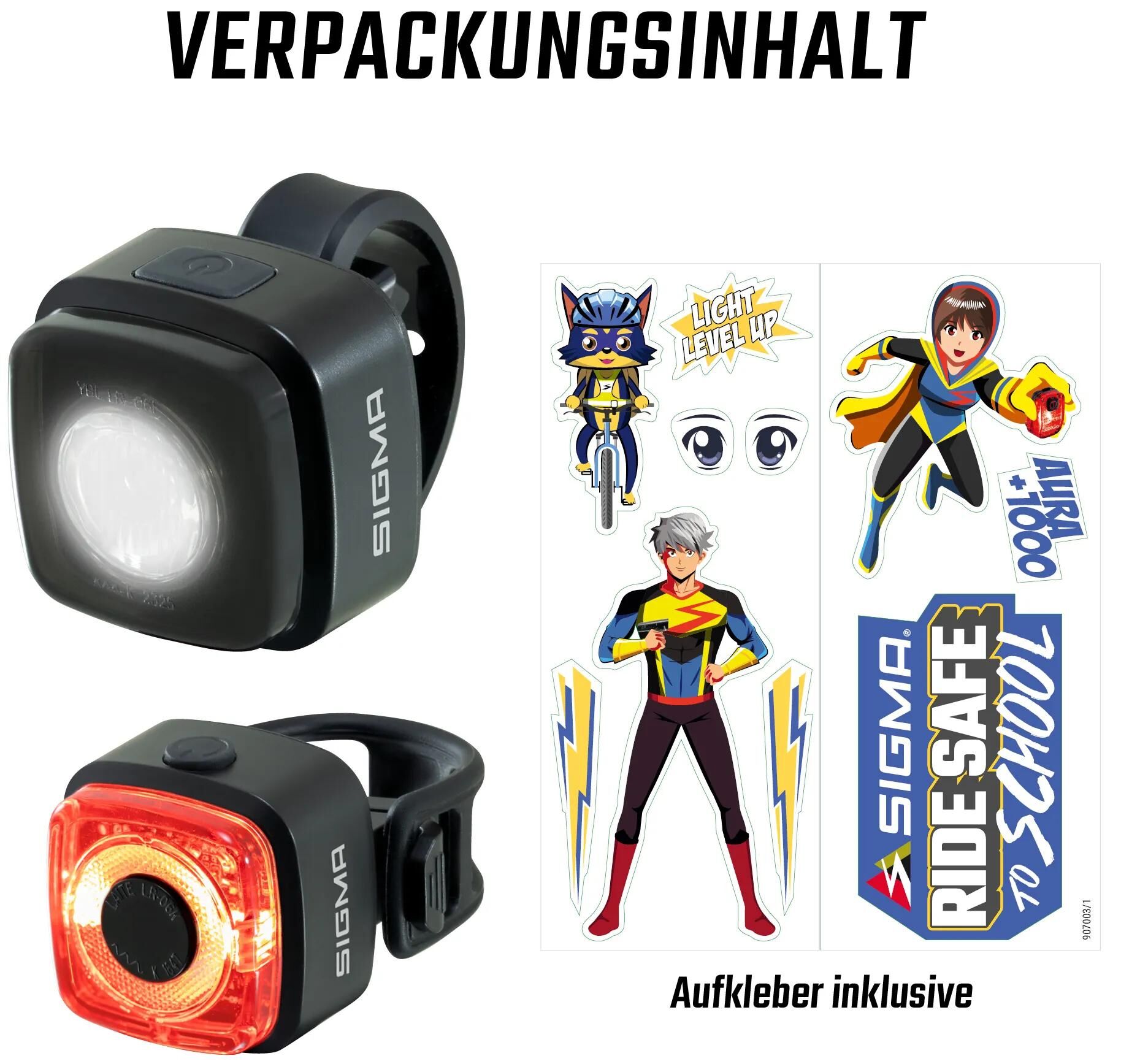 SIGMA SPORT_Leuchten-Set Batterieleuchtensets