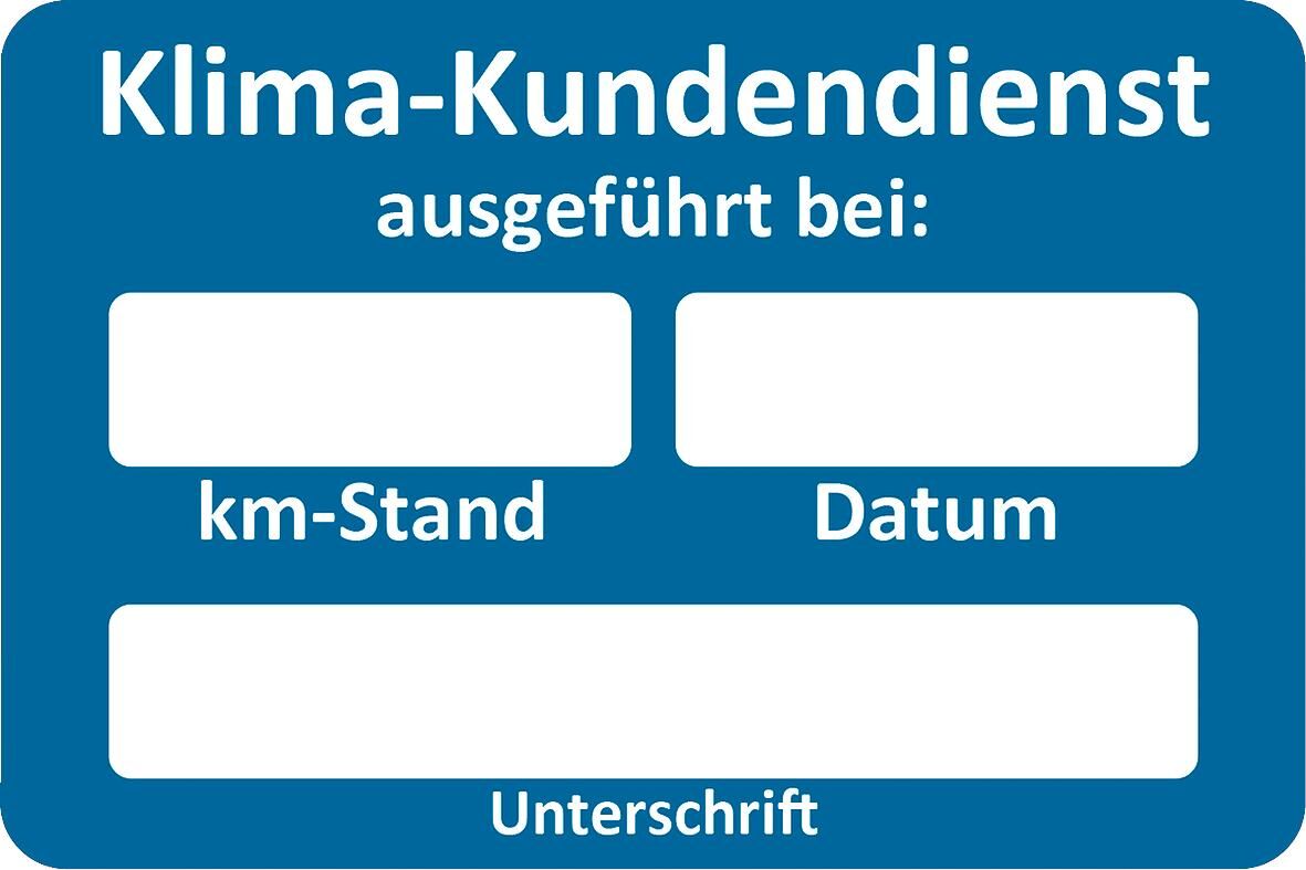 _Kundendienstaufkleber Aufkleber,Werkstattorganisation