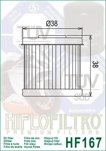 HIFLOFILTRO Ölfilter,Filter