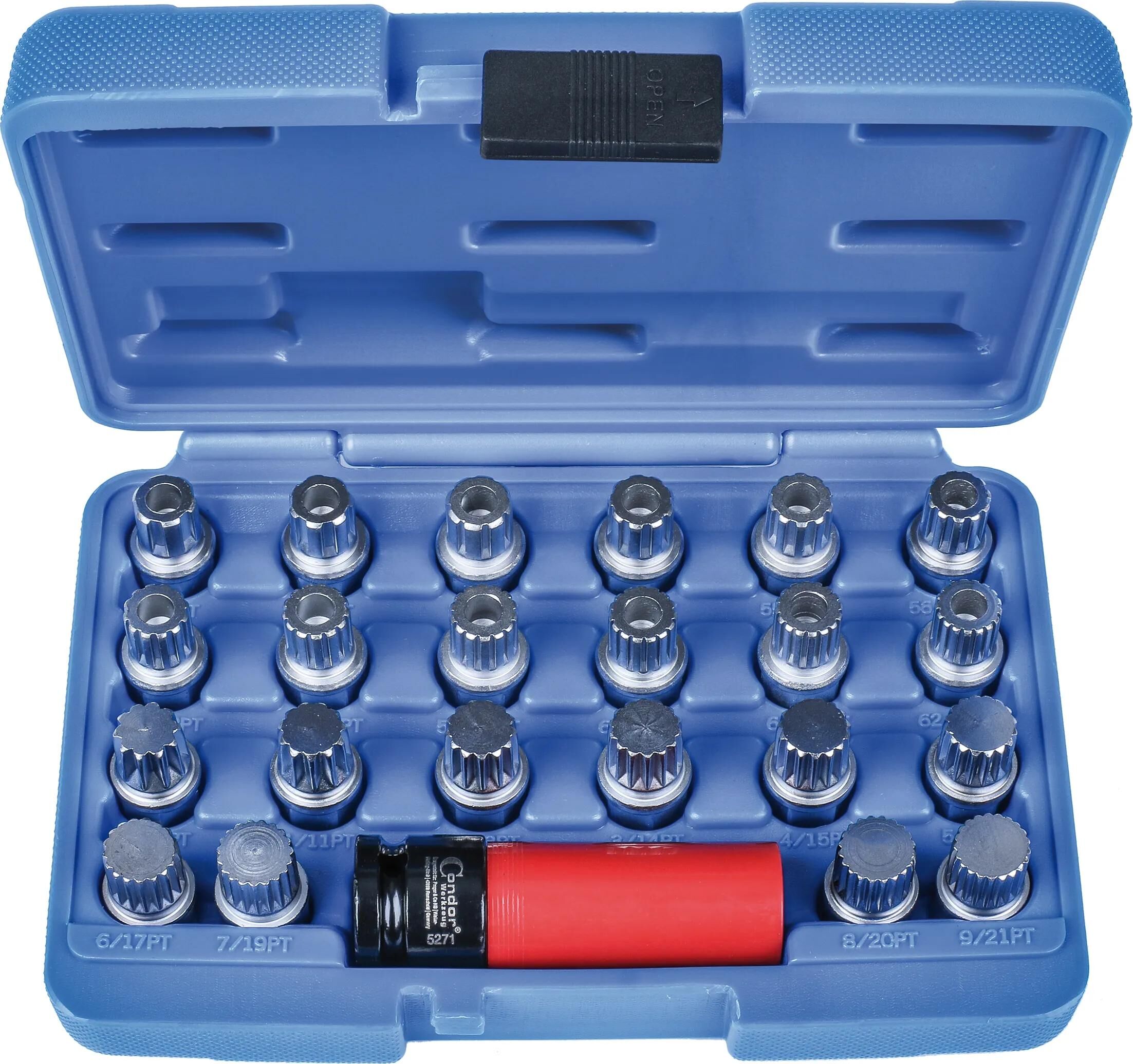 Condor _Felgenschloßschlüsselsatz Radmutterneinsätze