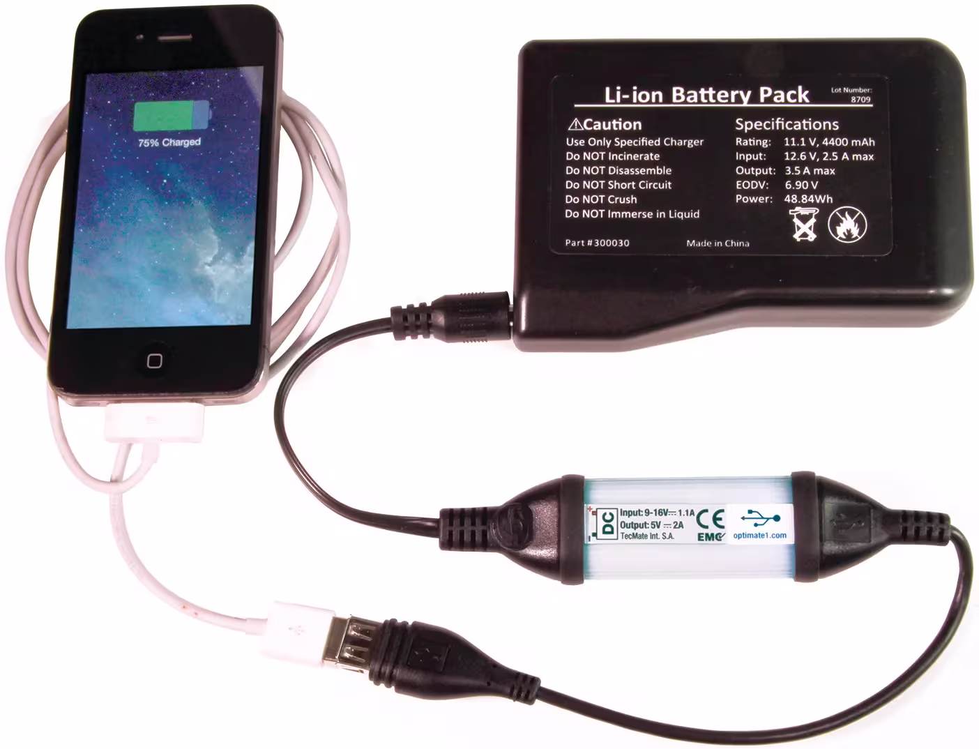 tecMATE_USB-Adapter Ladegeräte,USB-Kabel,Akku-Ladegeräte