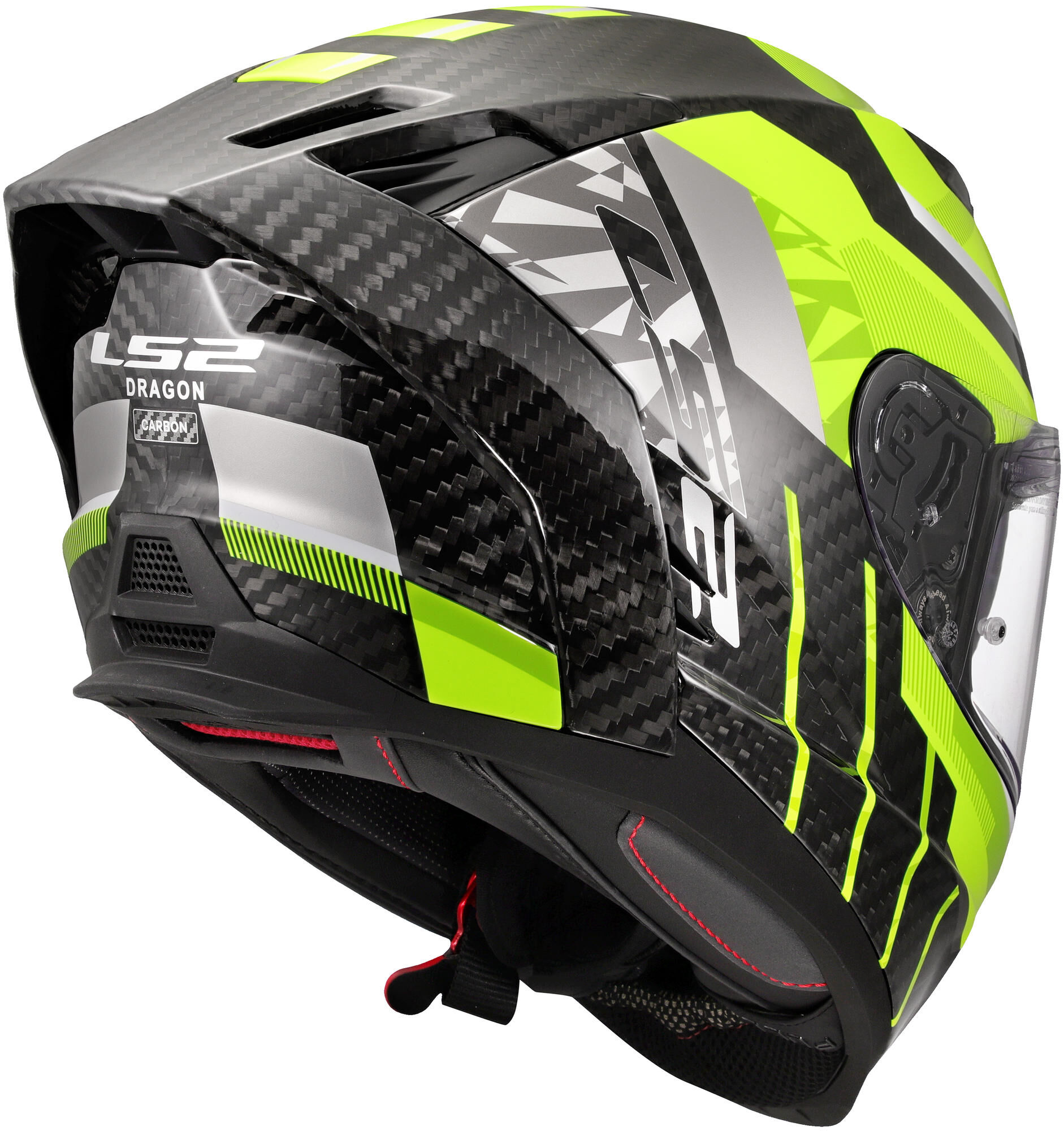 LS2 integraalhelm ff807 dragon trax helmet ff807 dragon trax m yel./grey afbeelding