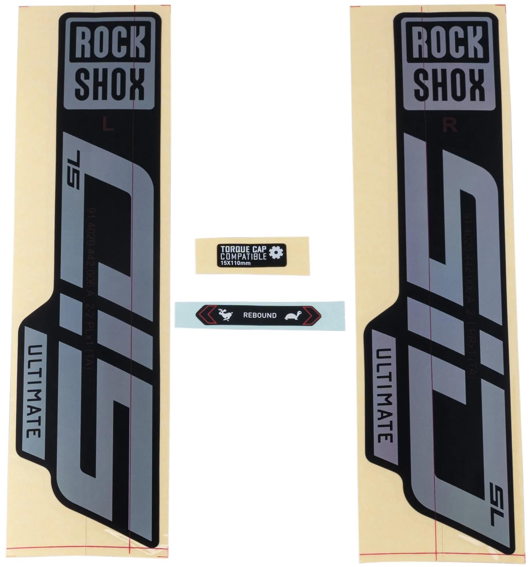 ROCKSHOX_Dekor Set Dekore,Aufkleber