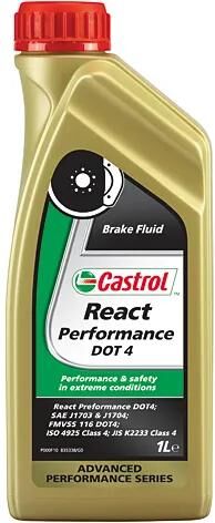 Castrol Remvloeistof "React Performance DOT 4" Bremsflüssigkeiten