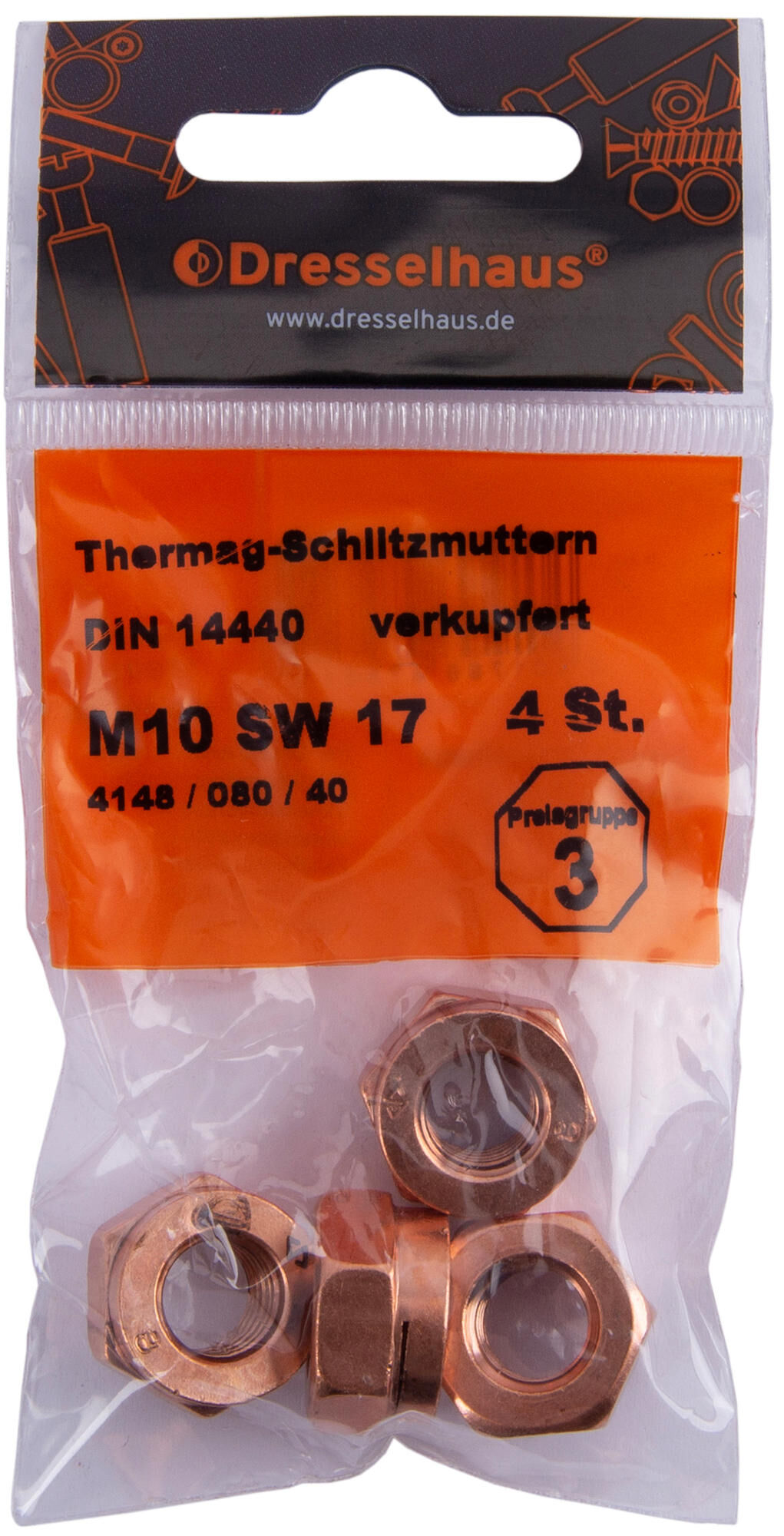 _Schlitzmutter Sechskantmuttern