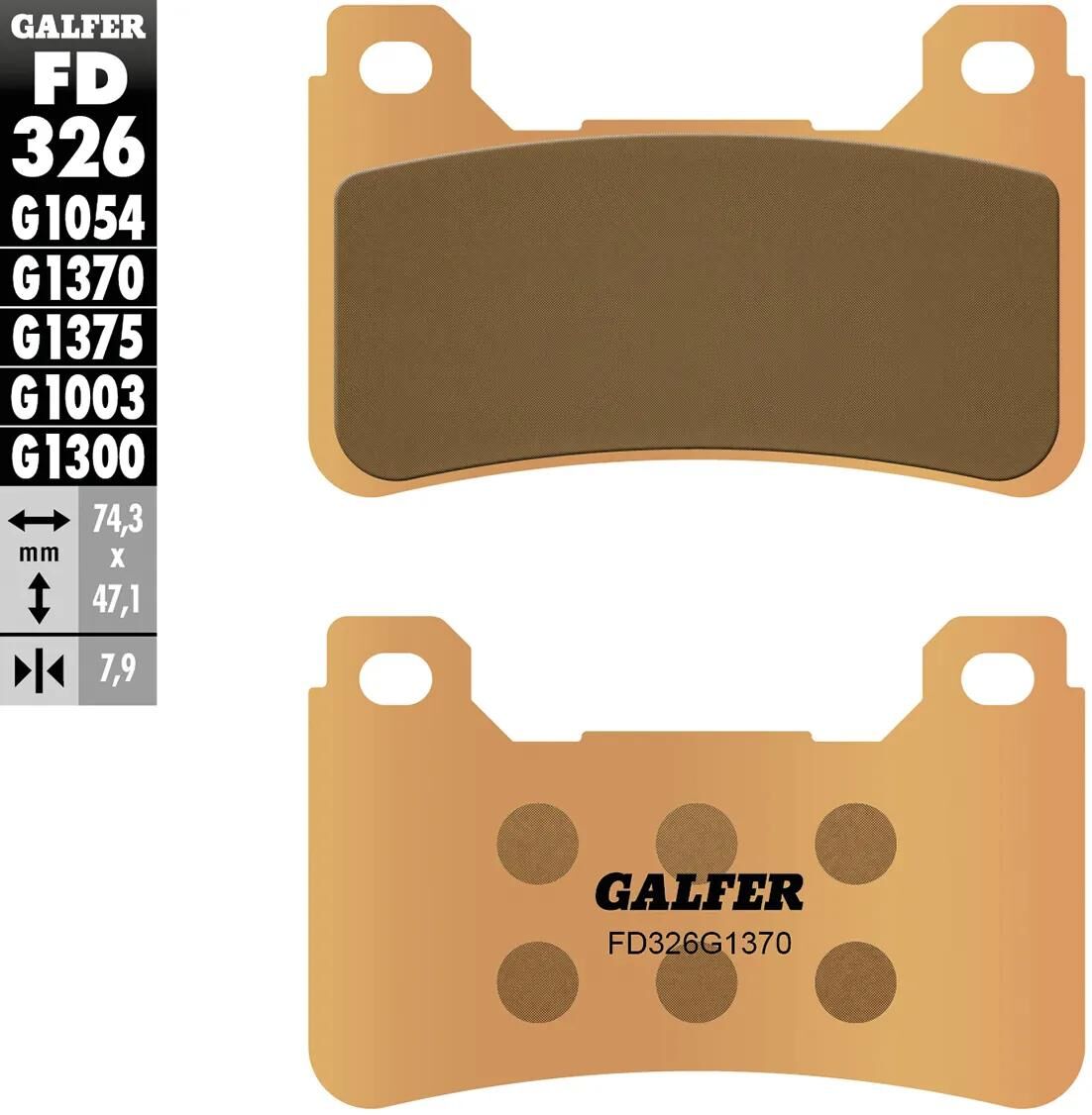 GALFER_Bremsbelag Bremsklötze,Bremsbeläge