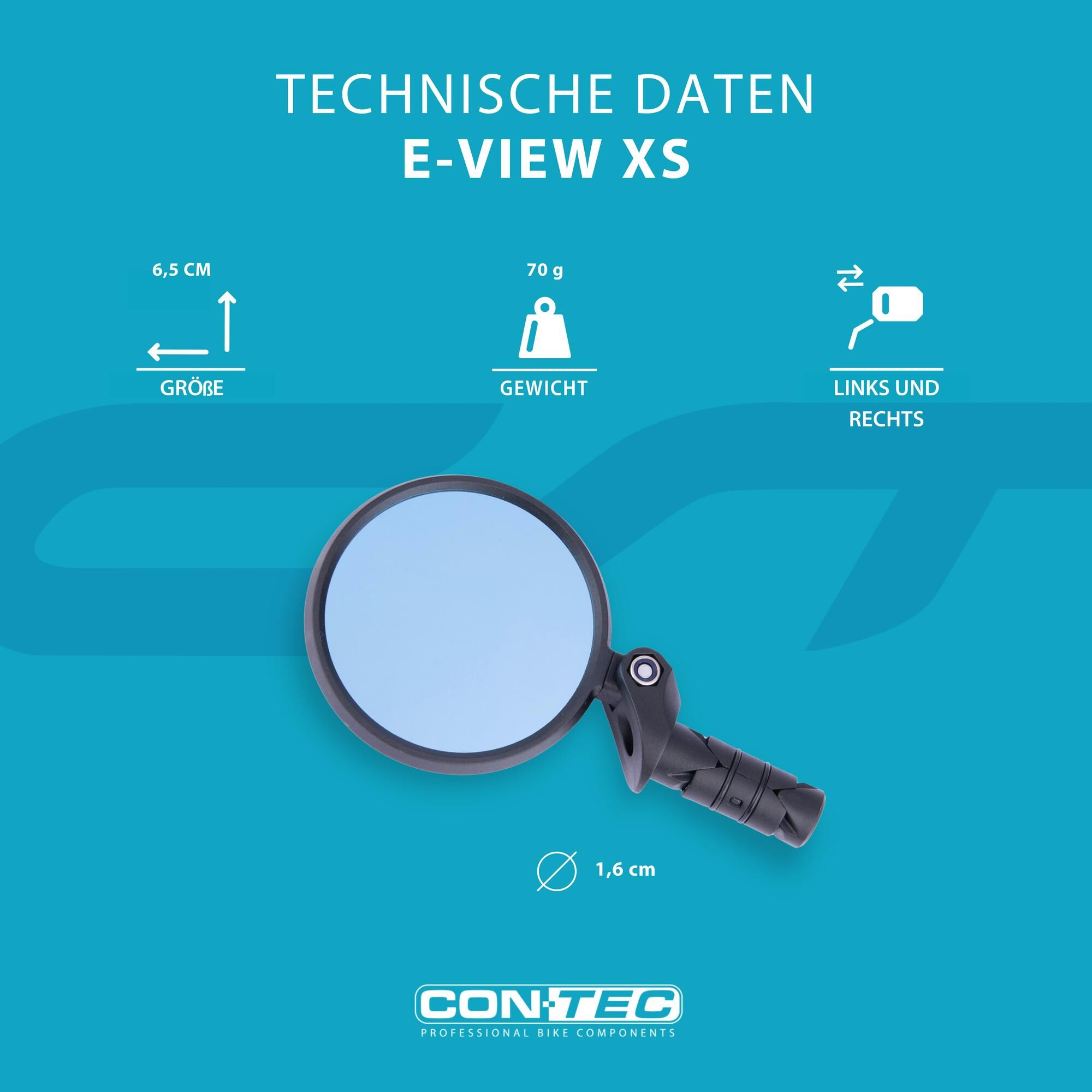CONTEC Rearview Mirror "E-View XS"