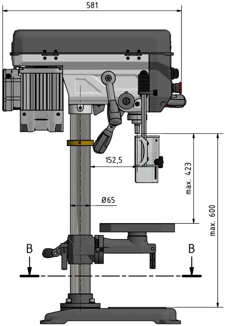 OPTIMUM_Tischbohrmaschine Tischbohrmaschinen,Bohrmaschinen