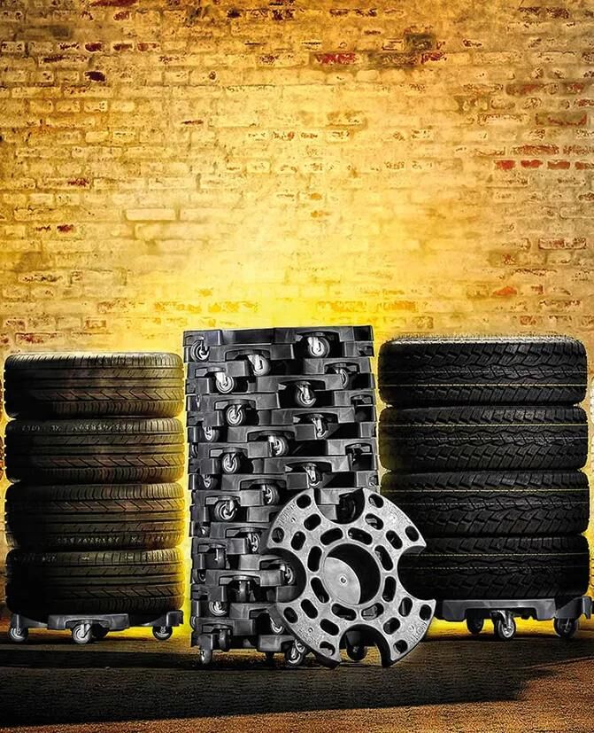 GLN LagerTec_Reifentransportgerät Reifenkarre,Reifentransporter