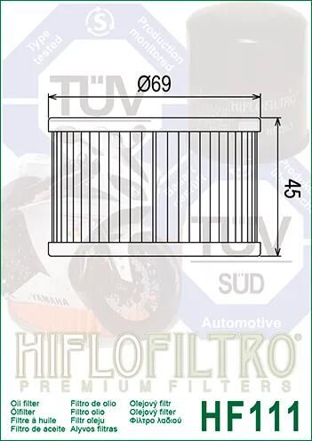 HIFLOFILTRO Ölfilter,Filter