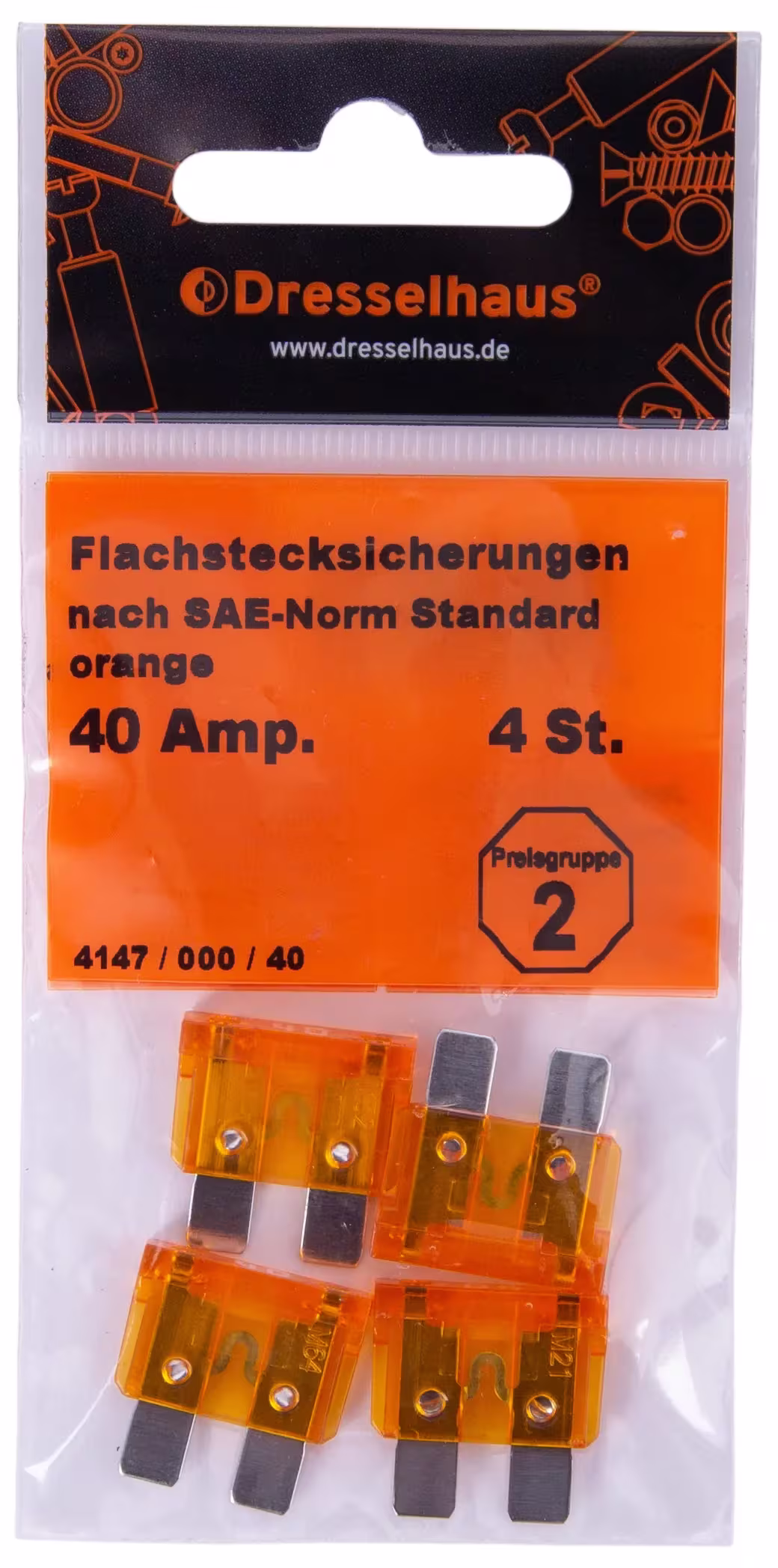 Dresselhaus_Flachsteckersicherung Flachstecksicherungen,Sicherungen