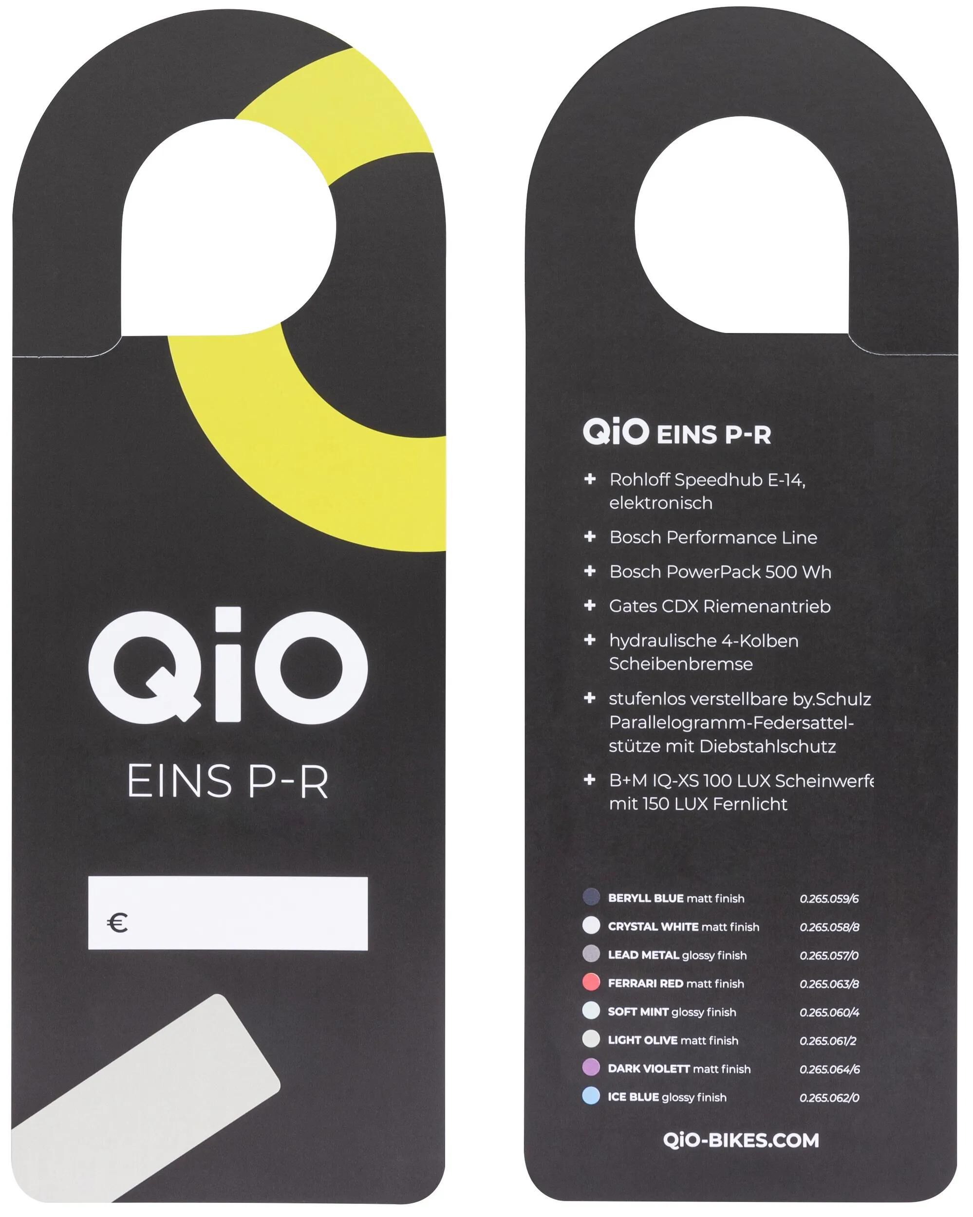 QiO_Preisschild Preisschilder,Werbemittel,Werbemittel