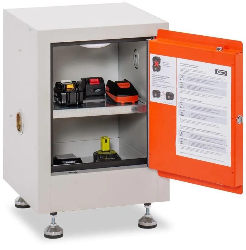 CEMO_Akku-Sicherheitsschrank Materialschränke,Schränke,Sicherheitsschränke,Werkstatteinrichtungen