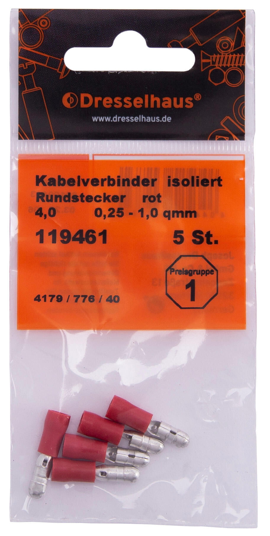 _Rundstecker Kabelschuhe u. Stecker,Rundstecker
