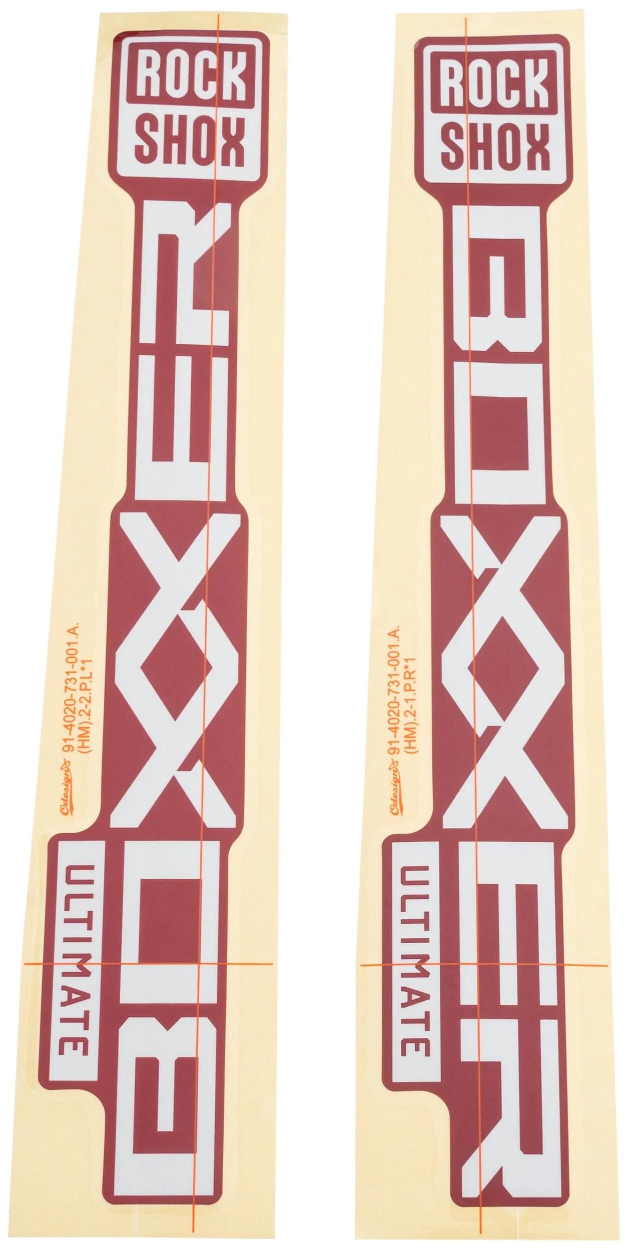 ROCKSHOX_Dekor Set Federgabel - Ersatz