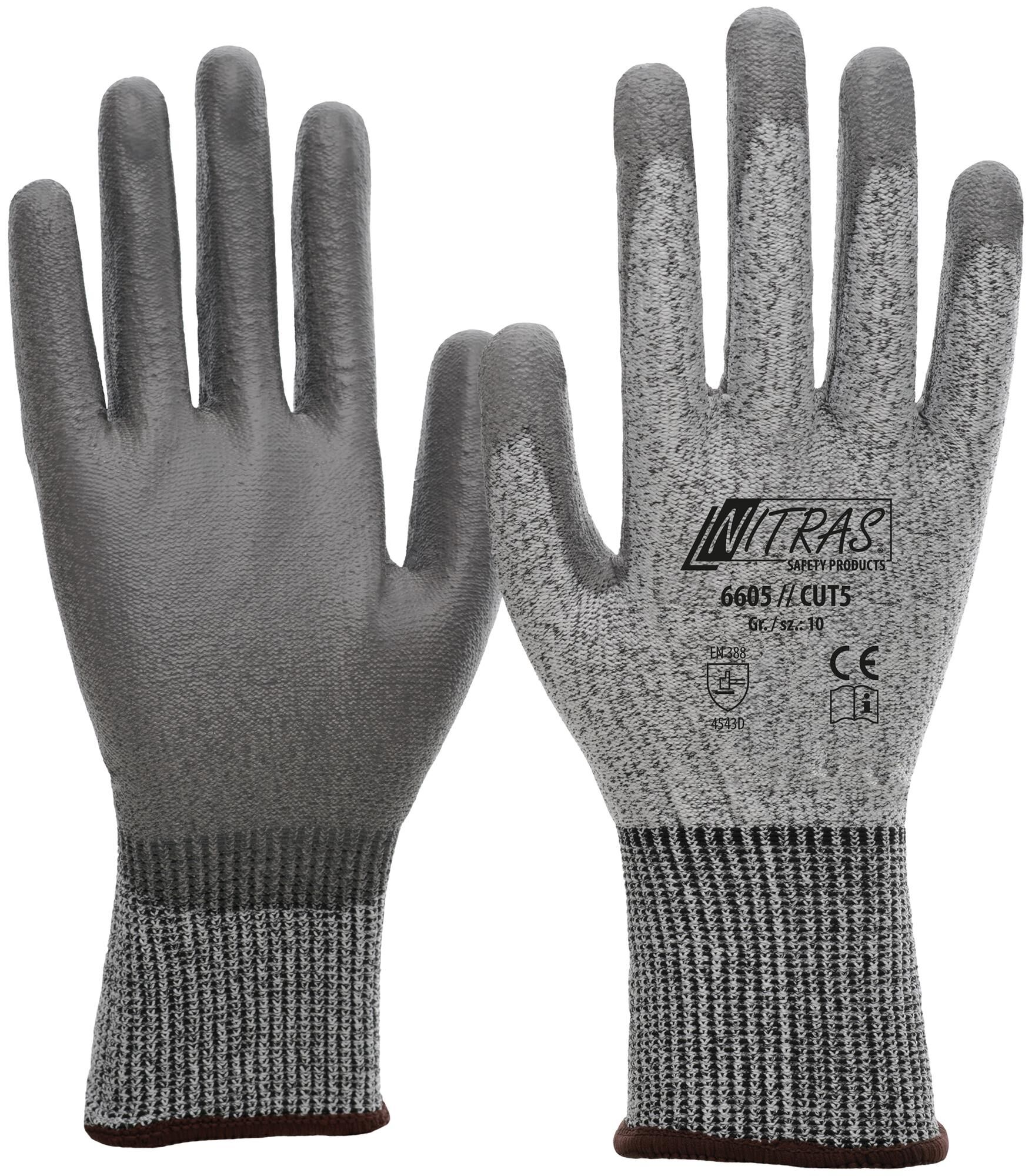 NITRAS SAFETY Schnittschutzhandschuh "CUT5 " Handschuhe,Arbeitsbekleidung,Bekleidung