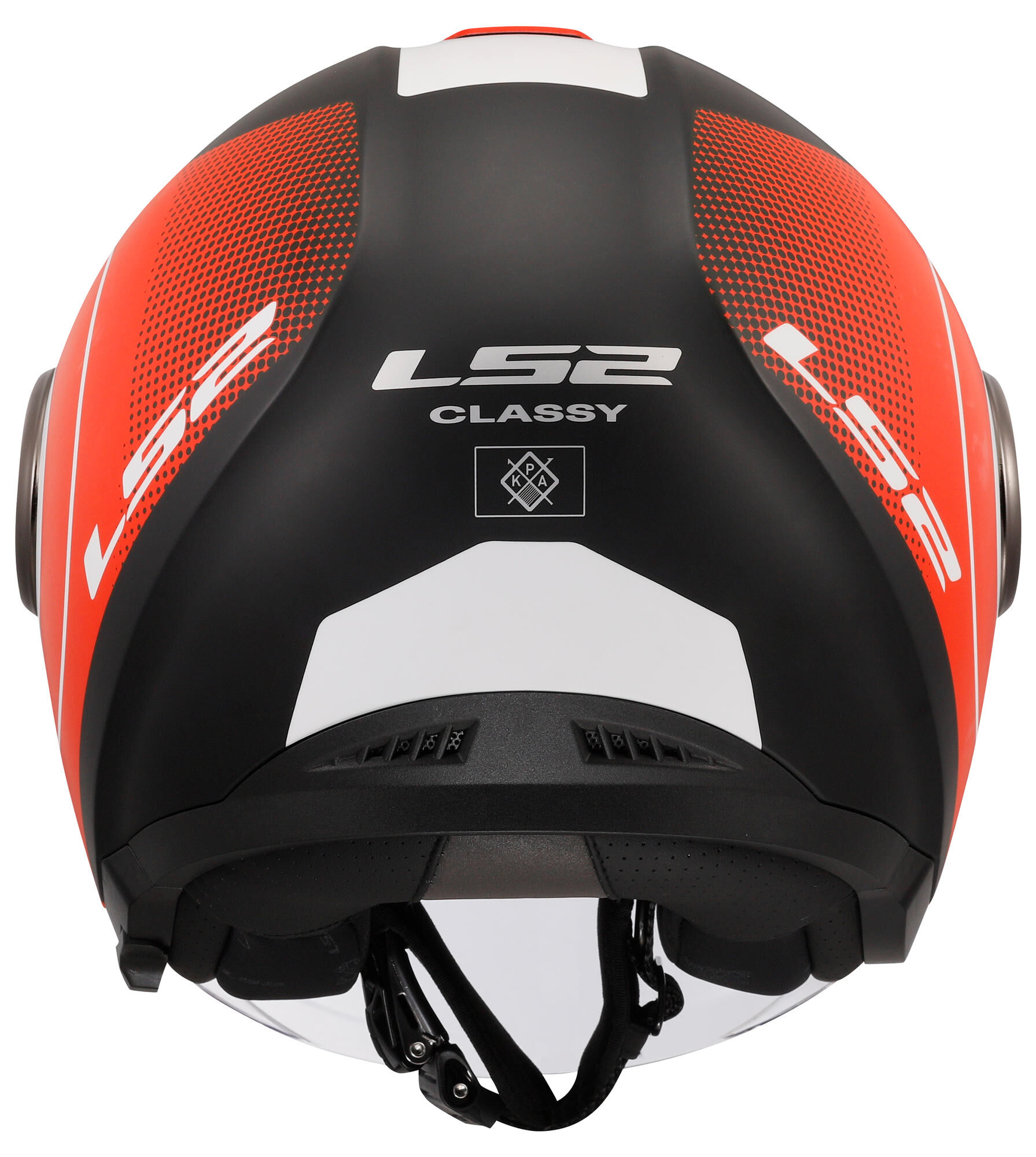 LS2 "of620 classy disko" jethelm helmet of620 classy disko s bl/red/white afbeelding