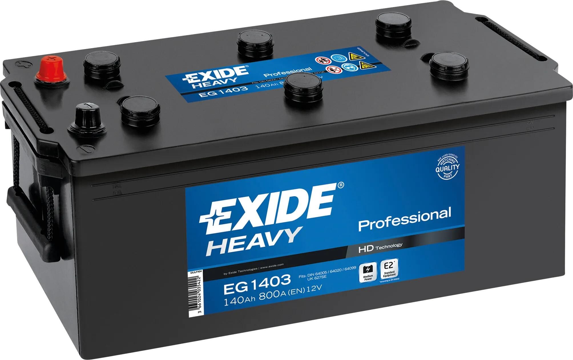 EXIDE_Starterbatterie Starterbatterien,Batterien