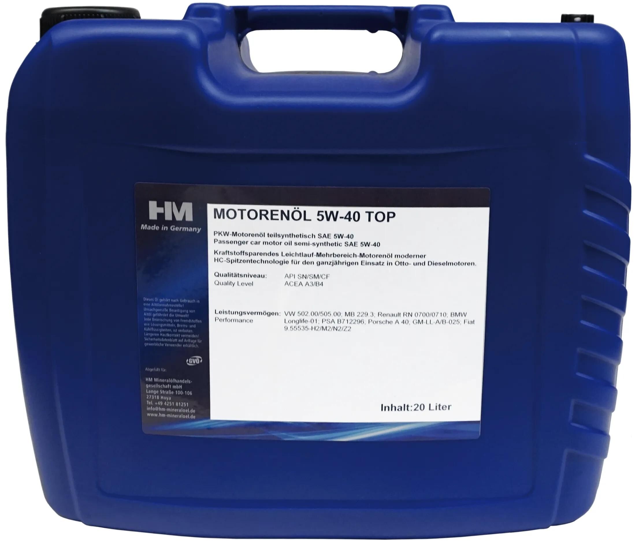 HM_Motoröl Motorenöle,Öle