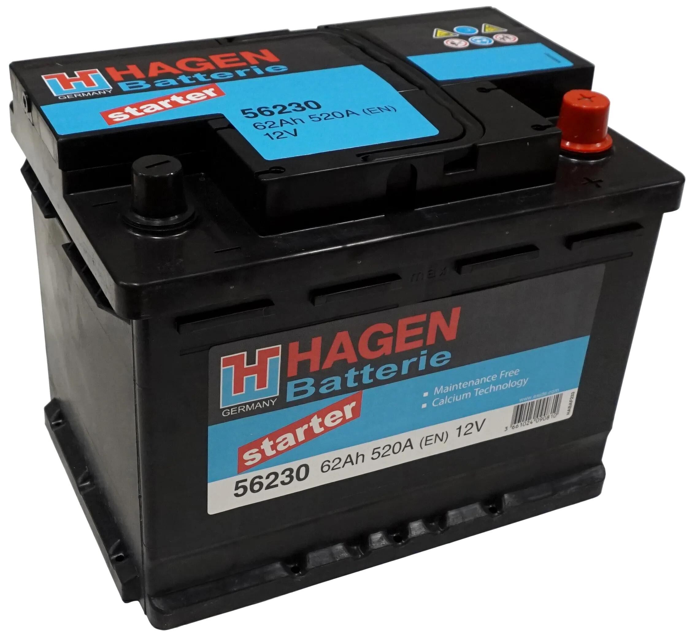 HAGEN_Starterbatterie Batterien,Akkus