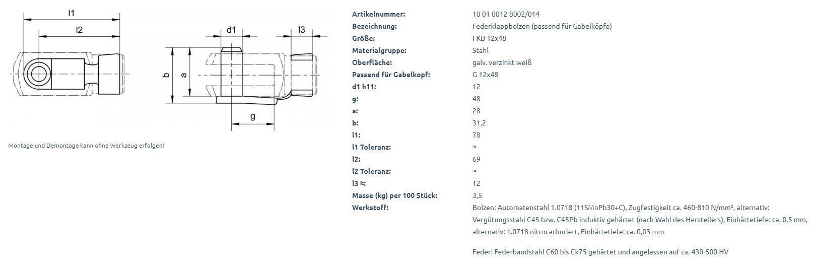 _Federklappbolzen Anhängerteile