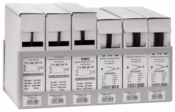 SWG_Schrumpfschlauchsortiment Schrumpfschläuche