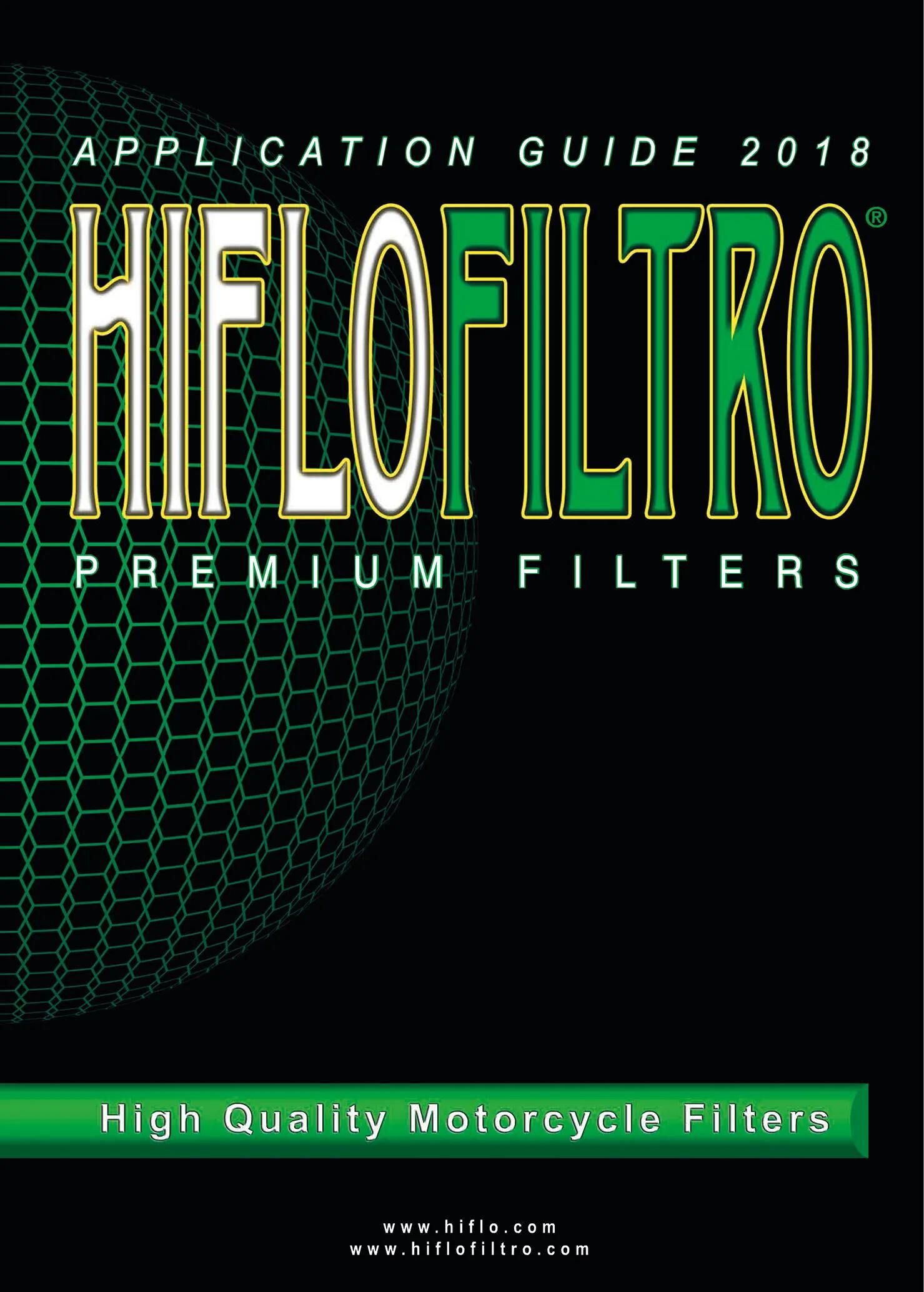 HIFLOFILTRO_Katalog Filter