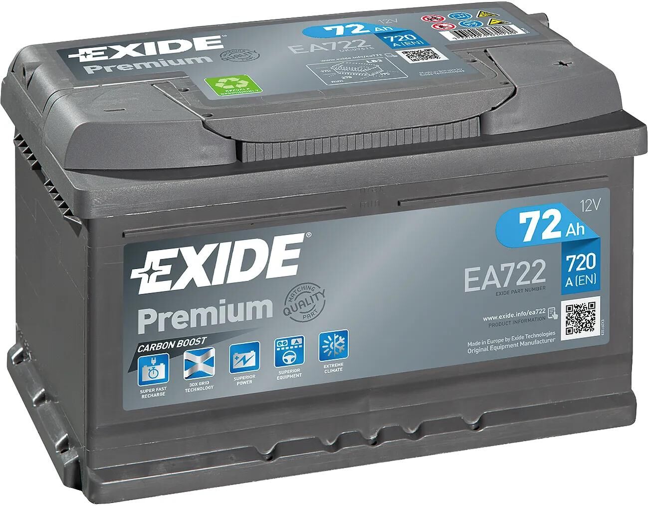 EXIDE_Starterbatterie Starterbatterien,Batterien